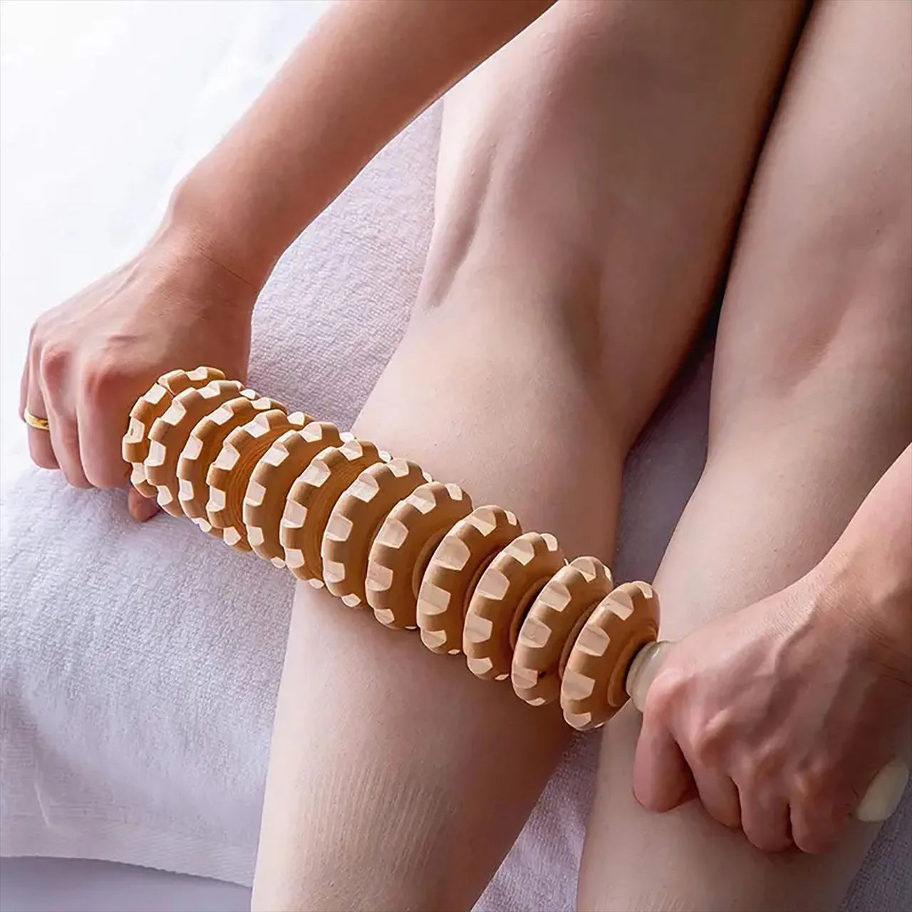 Rouleau de Massage en Bois