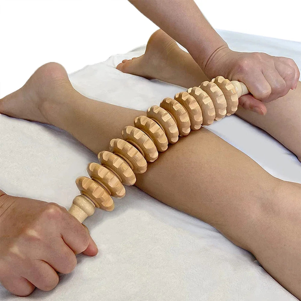 Rouleau de Massage en Bois
