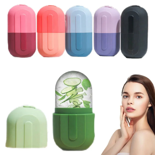 Rouleau de Glace en Silicone – Soin Visage