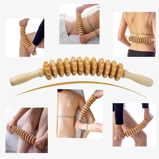 Rouleau de Massage en Bois